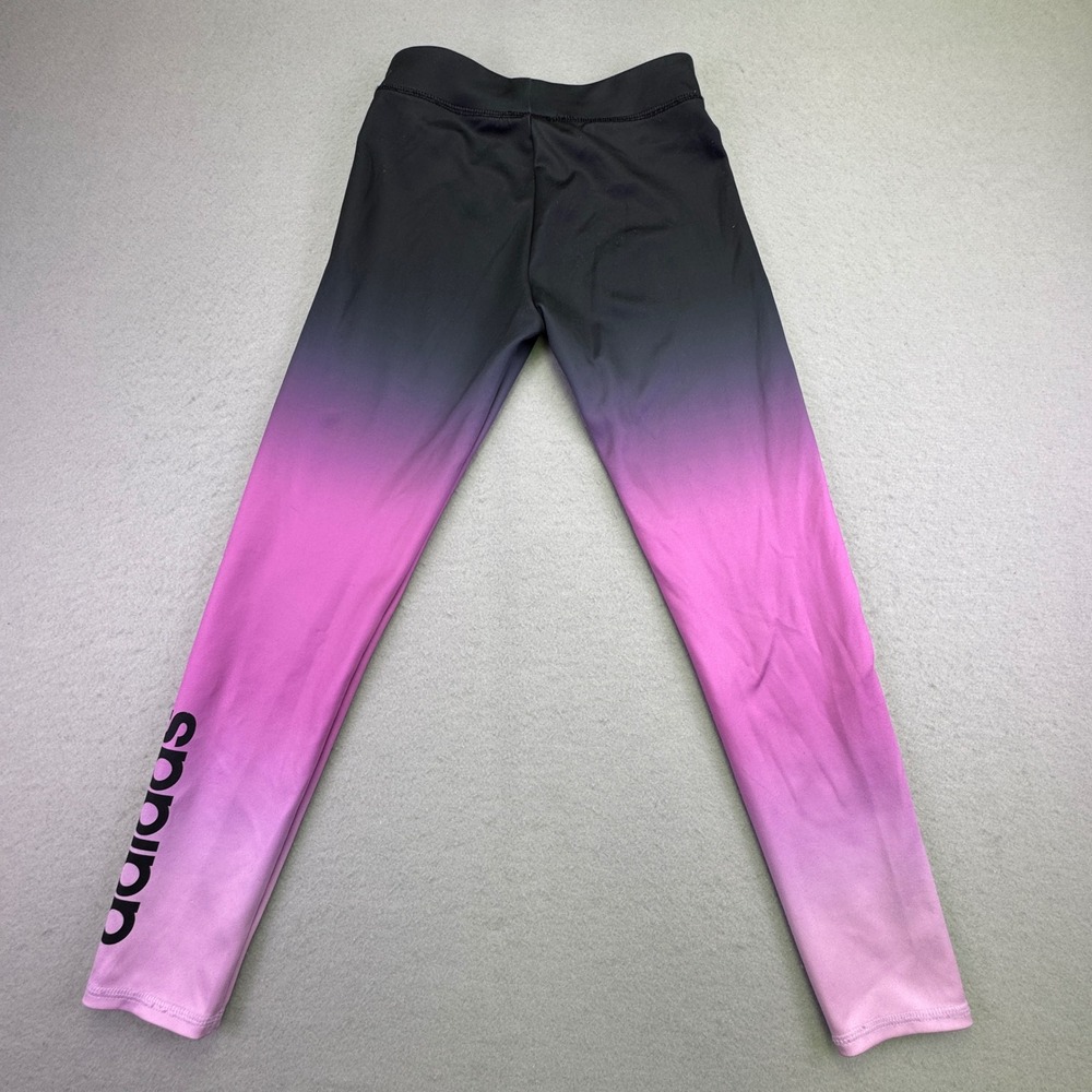 adidas Gradient Black and Pink Leggings - Picture 4 of 8